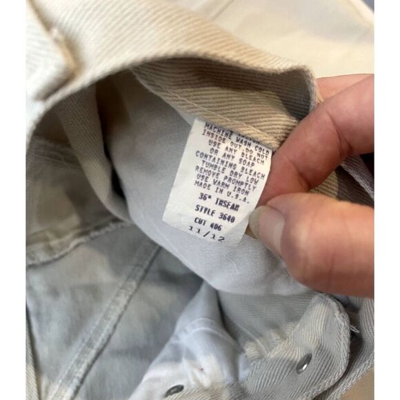 Vintage Roughrider Tan Jeans By Circle T - Picture 5 of 11